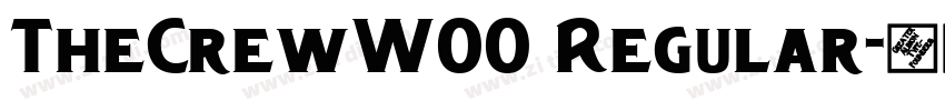 TheCrewW00 Regular字体转换